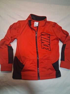 Nike Red and Black Kids Full-Zip Hoodie